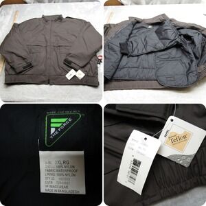 The Force Work Jacket Men 3XL Brown Waterproof Removable Liner Security 3in1 New